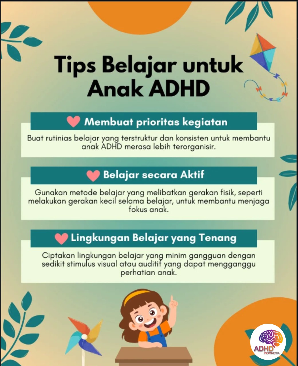 Strategi Belajar yang Cocok untuk Anak ADHD di Kabupaten Puncak